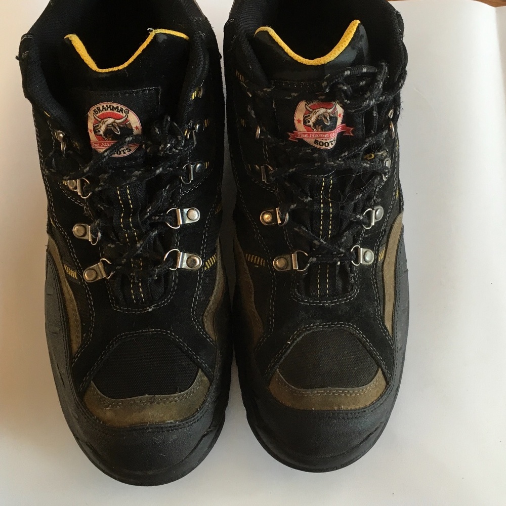 Brahma Men Leather Steel Toe Boots